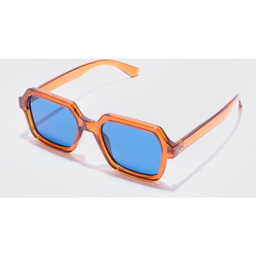 Gafas De Sol Hexagonales Con Lentes De Color - boohoo - Modalova