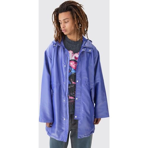 Parka Líquida Metálica, Azul - boohoo - Modalova