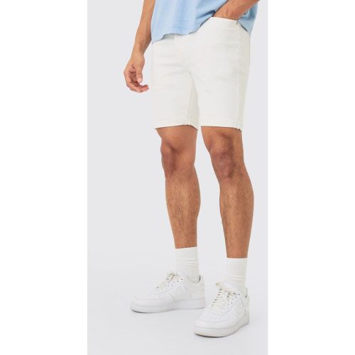 Pantalones Cortos Vaqueros Pitillo Elásticos - boohoo - Modalova