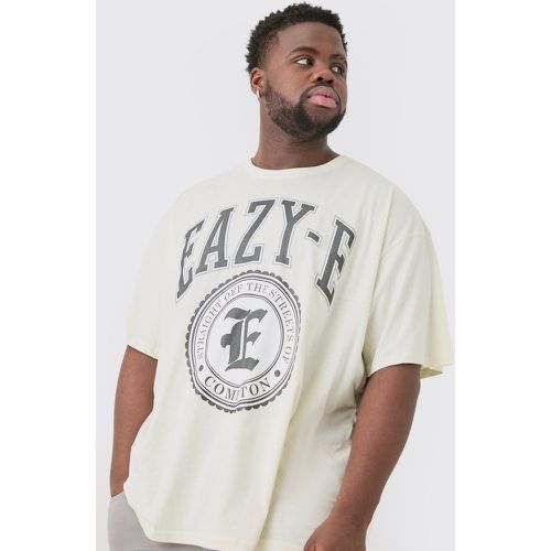 Camiseta Plus Oversize Con Estampado Eazy-E En Color Crudo - boohoo - Modalova