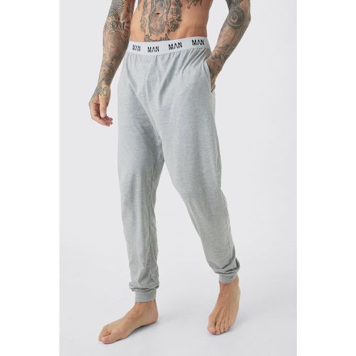 Tall Man Loungewear Joggers In Grey Marl - boohoo - Modalova