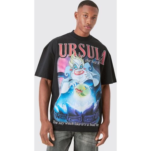 T-shirt oversize ufficiale Disney Ursula su larga scala - boohoo - Modalova