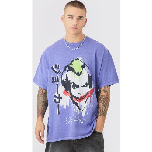 Oversized Joker Anime Wash License T-shirt - boohoo - Modalova