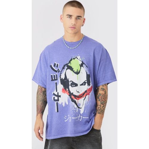 T-shirt oversize ufficiale Joker in lavaggio Anime - boohoo - Modalova