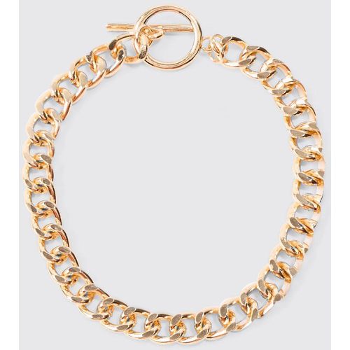 Cuban Chunky Chain Bracelet In Gold - boohoo - Modalova