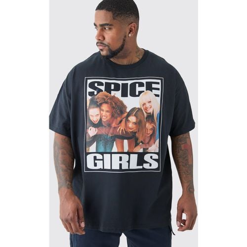 T-shirt Plus Size nera per Spice Girls - boohoo - Modalova