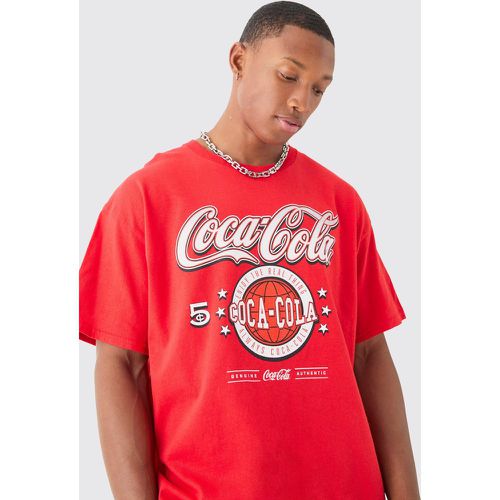 Camiseta Oversize Con Estampado De Coca Cola - boohoo - Modalova