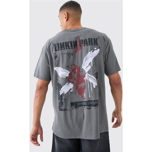 Camiseta Oversize Con Estampado De Linkin Park - boohoo - Modalova