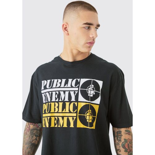 Oversized Public Enemy License T-shirt - boohoo - Modalova