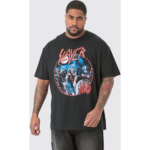 T-shirt Plus Size ufficiale con stampa Slayer - boohoo - Modalova