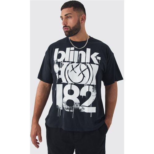 T-shirt Plus Size con stampa ufficiale dei Blink 182 - boohoo - Modalova