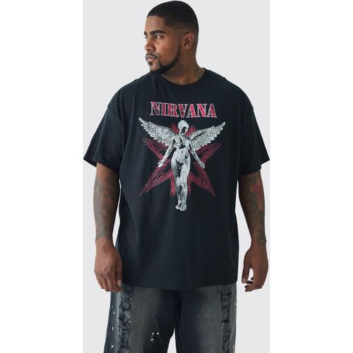 Plus Nirvana Angel License Print T-Shirt - boohoo - Modalova
