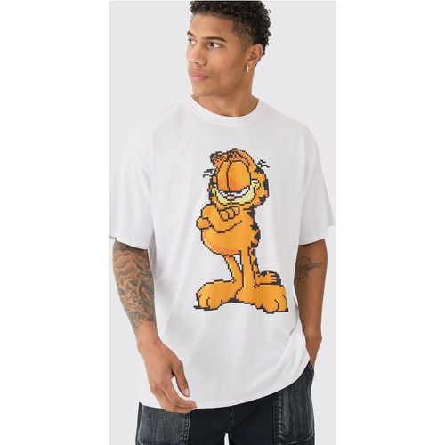 Camiseta Oversize Con Estampado De Garfield - boohoo - Modalova