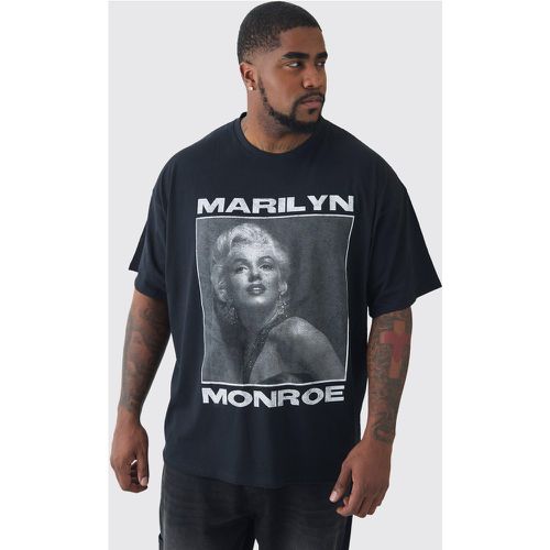 T-shirt Plus Size ufficiale con grafica Marilyn Monroe - boohoo - Modalova
