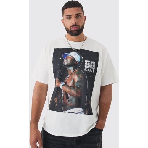 Camiseta Plus Oversize Con Estampado De 50 Cent - boohoo - Modalova