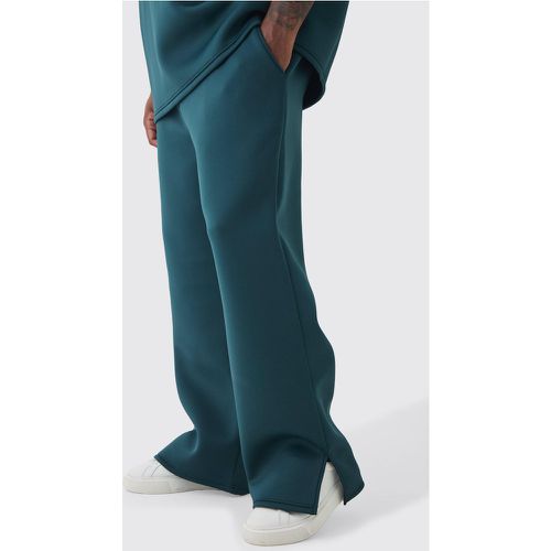 Pantaloni tuta Plus Size in Scuba con spacco sul fondo - boohoo - Modalova