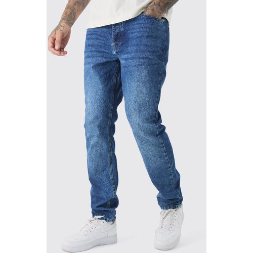 Jeans Tall Slim Fit in denim rigido - boohoo - Modalova