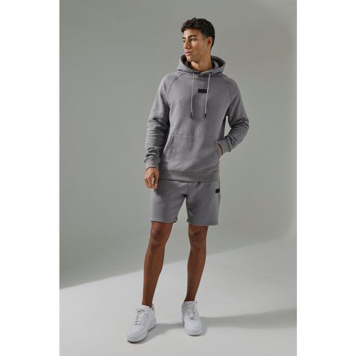 Man Active Hoodie & Short Tracksuit - boohoo - Modalova