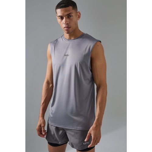 Top Sin Mangas Man Active Pro Resistente Para El Gimnasio - boohoo - Modalova