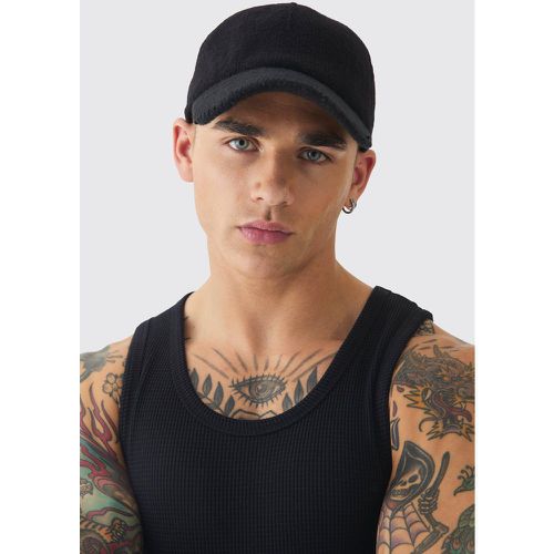 Knitted Baseball Cap, Negro - boohoo - Modalova