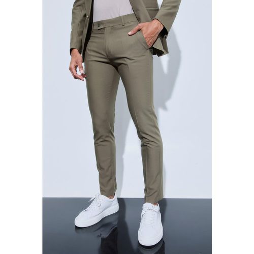 Skinny Fit Cropped Suit Trousers - boohoo - Modalova