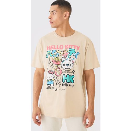 Camiseta Oversize Con Estampado De Hello Kitty - boohoo - Modalova