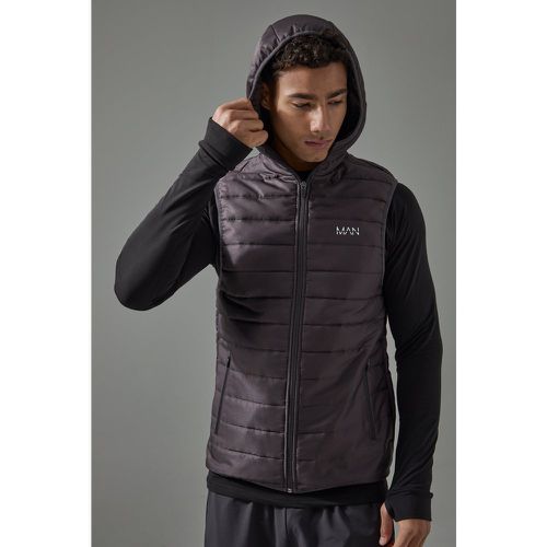 Chaleco Man Active, Gris - boohoo - Modalova