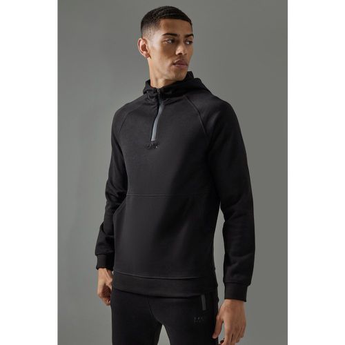 Sudadera Man Active Pro De Forro Polar Con Cremallera 1/4 - boohoo - Modalova