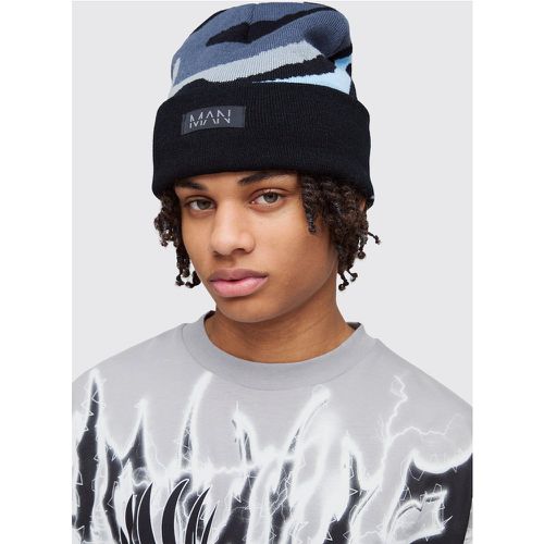 Gorro Con Estampado Gráfico Y Efecto De Pintura - boohoo - Modalova