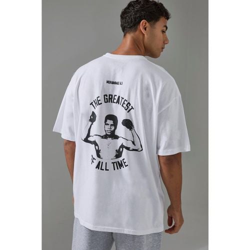 Camiseta Active Oversize Con Estampado De Muhammad Ali Legends Never Die - boohoo - Modalova