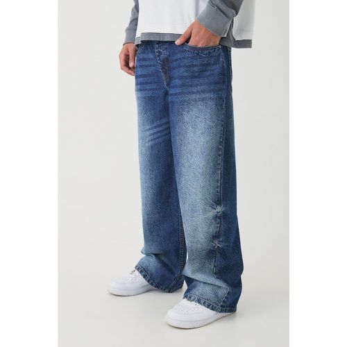 Jeans rilassati slavati blu - boohoo - Modalova