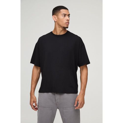 T-shirt Premium squadrata oversize in modal - boohoo - Modalova