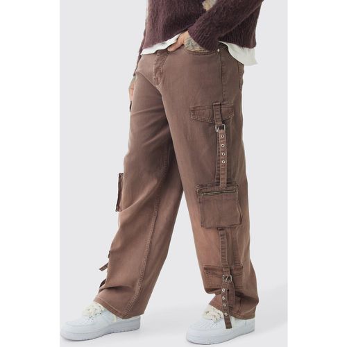 Pantaloni Cargo Tall rilassati effetto sfumato - boohoo - Modalova