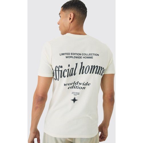 Camiseta Ajustada Official Homme High Build - boohoo - Modalova