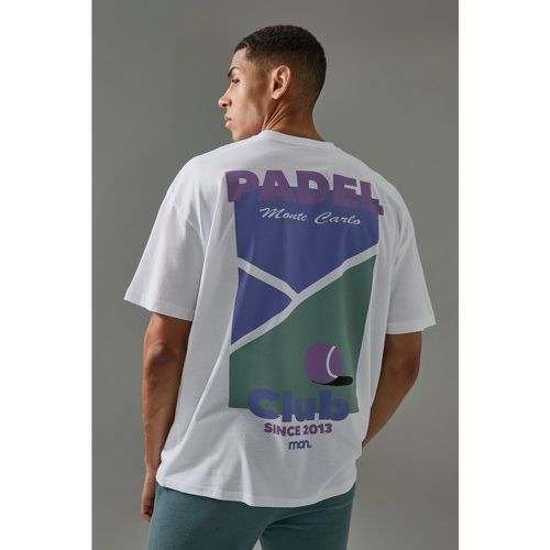 T-shirt oversize Active con grafica Padel Club - boohoo - Modalova