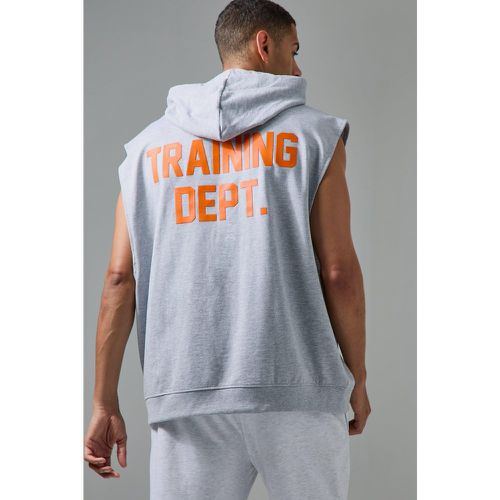 Sudadera Oversize De Tela Rizo Sin Mangas Con Capucha Training Dept - boohoo - Modalova