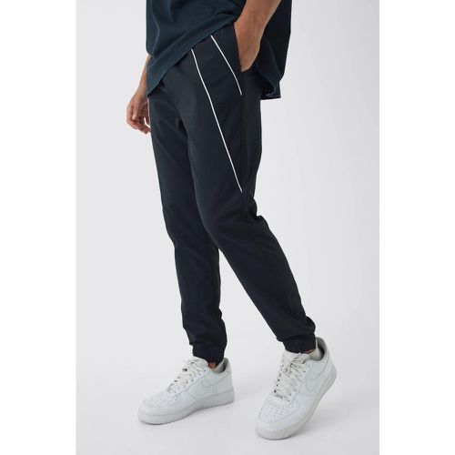 Pantaloni da paracadutista stile Cargo Slim Fit elasticizzati con cordoncino - boohoo - Modalova