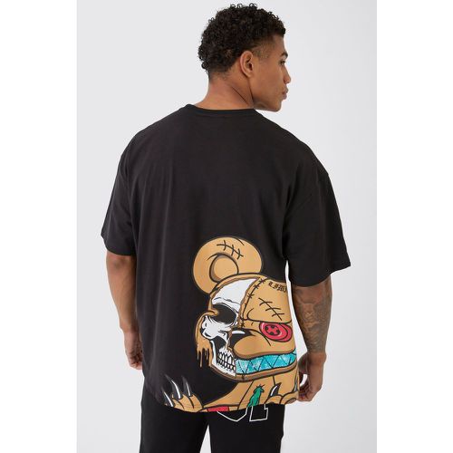 Camiseta Oversize Man Ofcl Con Estampado Gráfico De Osito - boohoo - Modalova