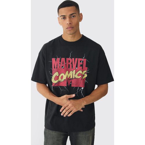 T-shirt oversize ufficiale Marvel Comics con stampa - boohoo - Modalova