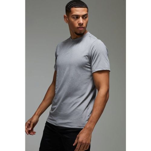 Camiseta Man Active Regular De Malla Jaspeada - boohoo - Modalova