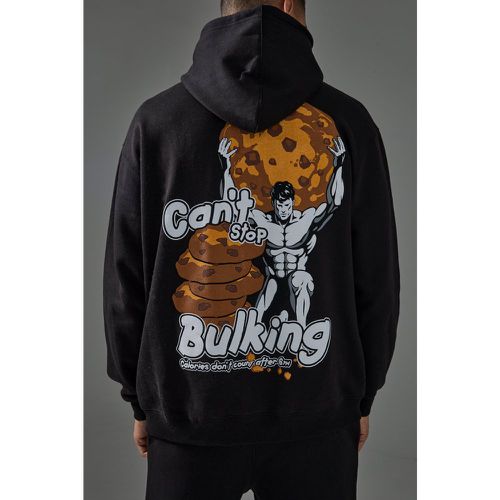 Felpa oversize Man Active Bulking con cappuccio - boohoo - Modalova