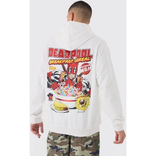 Sudadera Oversize Con Capucha Y Estampado De Deadpool - boohoo - Modalova