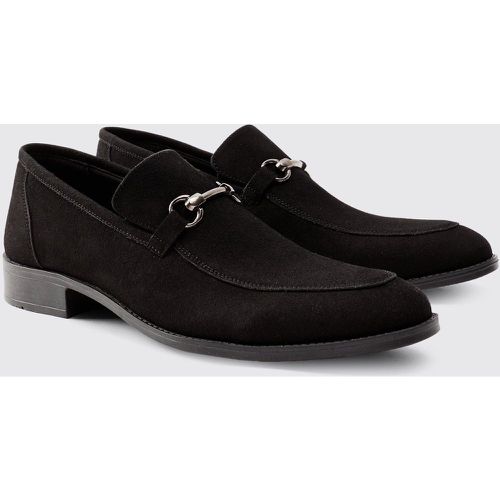 Mocasines De Ante Sintético, Negro - boohoo - Modalova