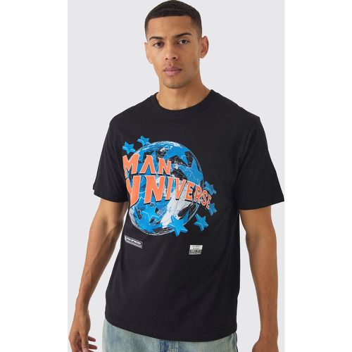 Camiseta Man Con Estampado Universe - boohoo - Modalova