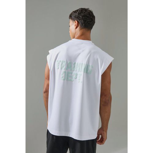 Camiseta Sin Mangas Man Active Oversize Resistente Training Dept - boohoo - Modalova