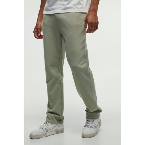 Slim Pique Jogger, Verde - boohoo - Modalova