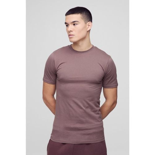 T-shirt attillata, Brown - boohoo - Modalova