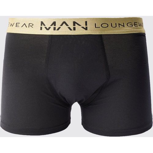 Boxer Man Gold con fascia in vita - boohoo - Modalova