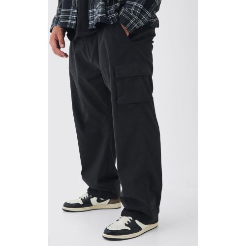 Pantalón Plus Cargo Holgado Con Cintura Fija - boohoo - Modalova