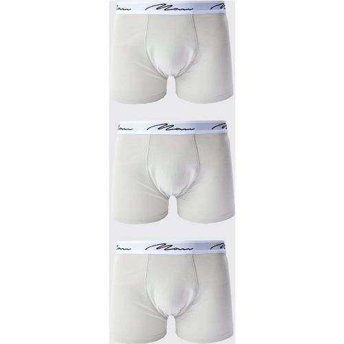 Pack De 3 Calzoncillos Con Letras Man - boohoo - Modalova